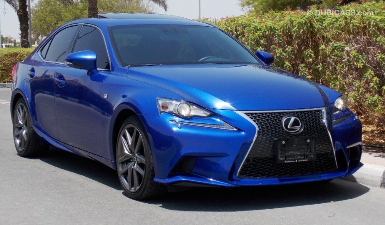 Lexus IS350 2014 F-Sport Package Pre-Owned GCC 3.5 L Cylinders V6 306 hp 54000 km Under Warranty &  Service