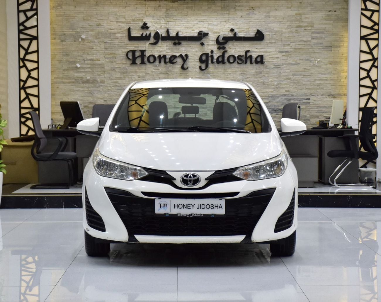 تويوتا يارس EXCELLENT DEAL for our Toyota Yaris SE ( 2018 Model ) in White Color GCC Specs