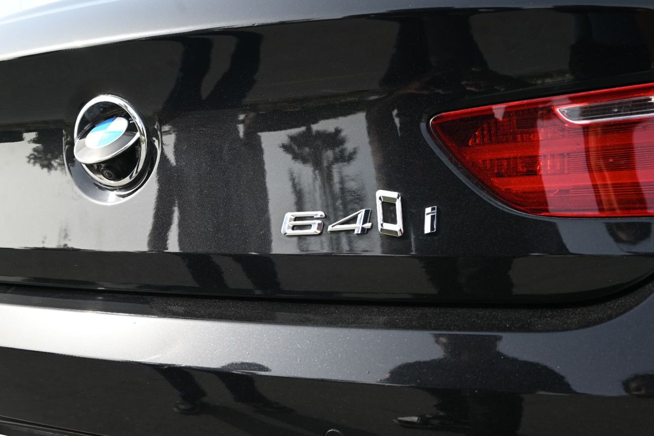 BMW 640i M Sport 3.0L 0% DP - BMW 640i GRAND COUPE 2015 - LOW MILEAGE - FULL AGENCY SERVICE - GCC SPECS