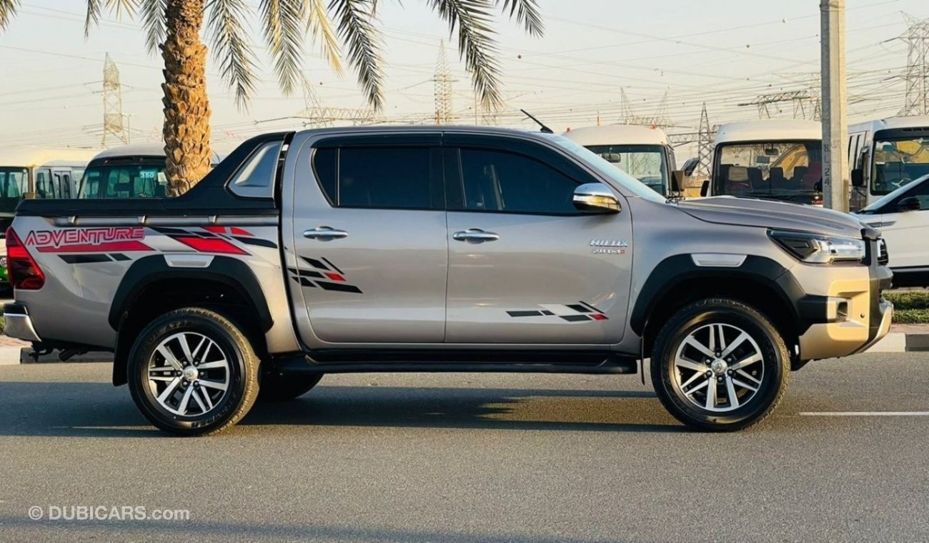 Toyota Hilux 2016 Face-Lifted 2021Push Start {Right Hand Drive} 2.8CC Diesel Leather Seats Automatic. Premium Con