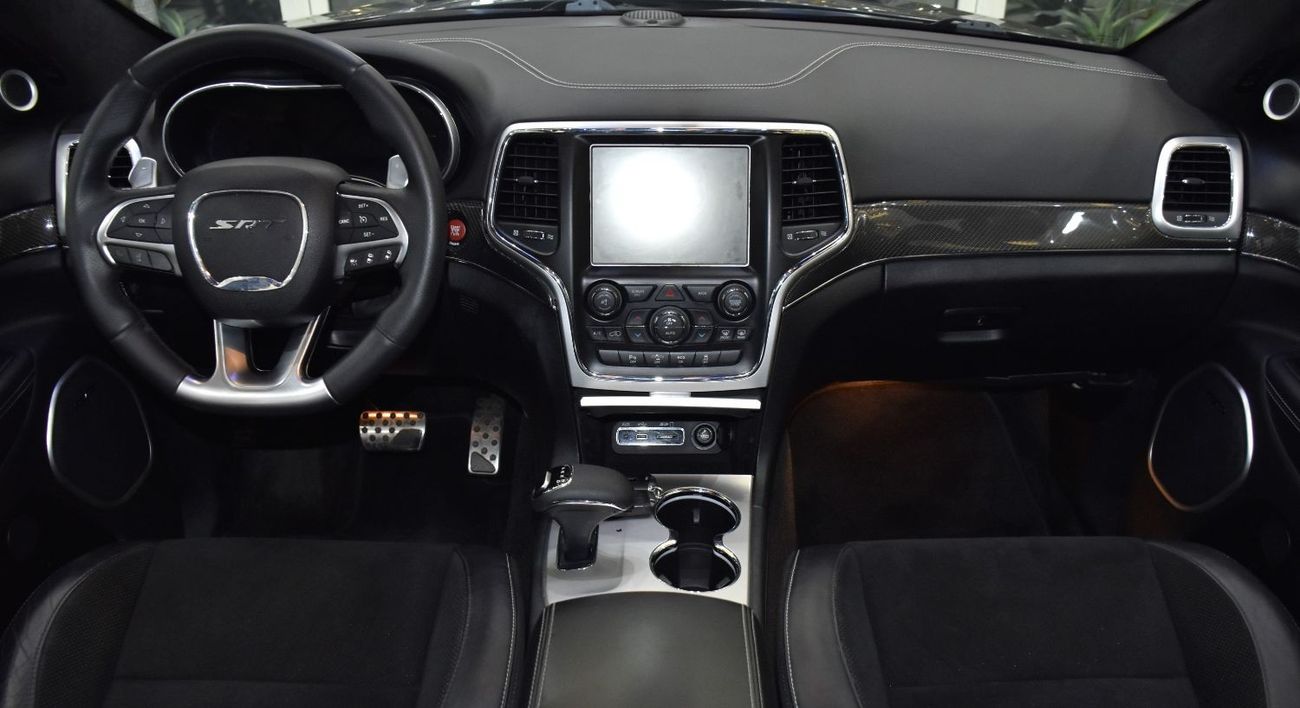 Jeep Grand Cherokee EXCELLENT DEAL for our Jeep Grand Cherokee SRT ( 2015 Model ) in Grey Color GCC Specs