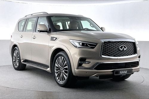 Infiniti QX80 Luxe Sensory ProActive (7 Seater) | Guaranteed Warranty | 0 Down Payment