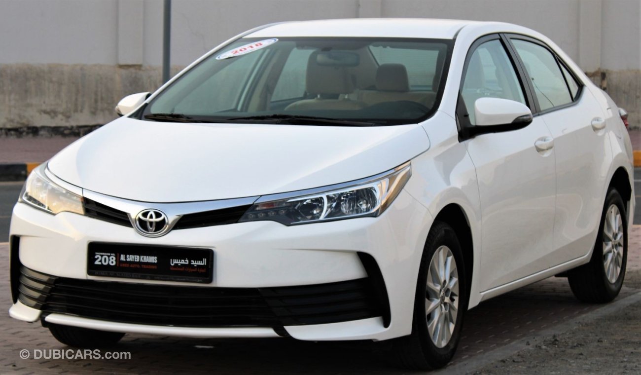 Toyota Corolla Toyota Corolla 2018 GCC, in excellent condition, without accidents, very clean from inside and outsi