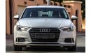 Audi A3 30 TFSI 2017 (AVAIL RAMADAN OFFER) GCC under Warranty with Zero Down-Payment.