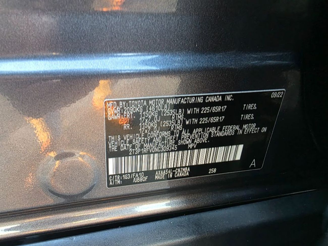 تويوتا راف ٤ 2022 Model Full option 4x4 , Push button and leather seats