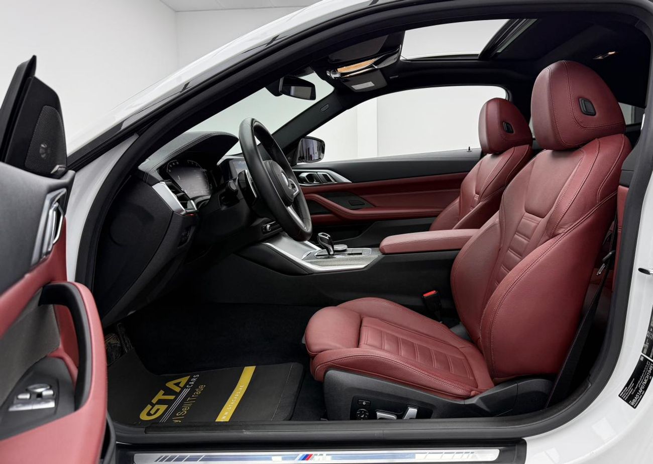 بي أم دبليو 430i M Sport 2.0L 2021 BMW 430i M-Sport Coupe, 2026 BMW Warranty + Service Pack, Full BMW Service History