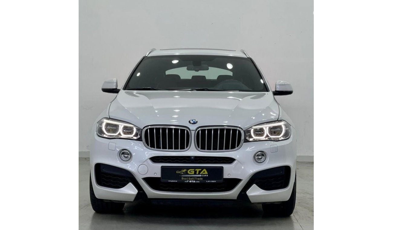 بي أم دبليو X6 2018 BMW X6 50i xDrive M-Sport, October 2025 BMW Service Contract, Low Kms, Warranty, Full Opt, GCC