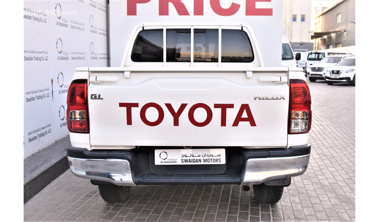 Toyota Hilux AED 1370 PM | 0% DP | 2.7L 4WD GCC WARRANTY