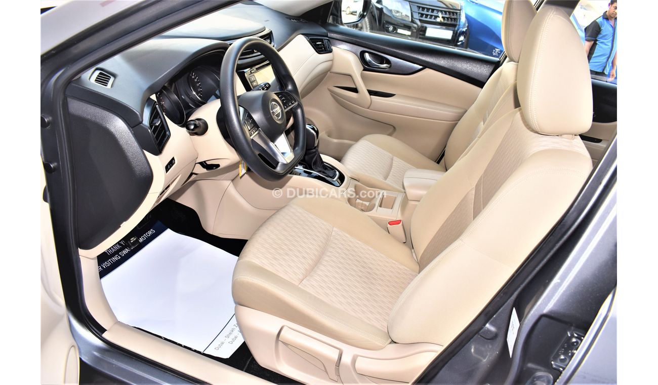 Nissan XTrail AED 1269 PM 2WD 2.5L S GCC DEALER WARRANTY