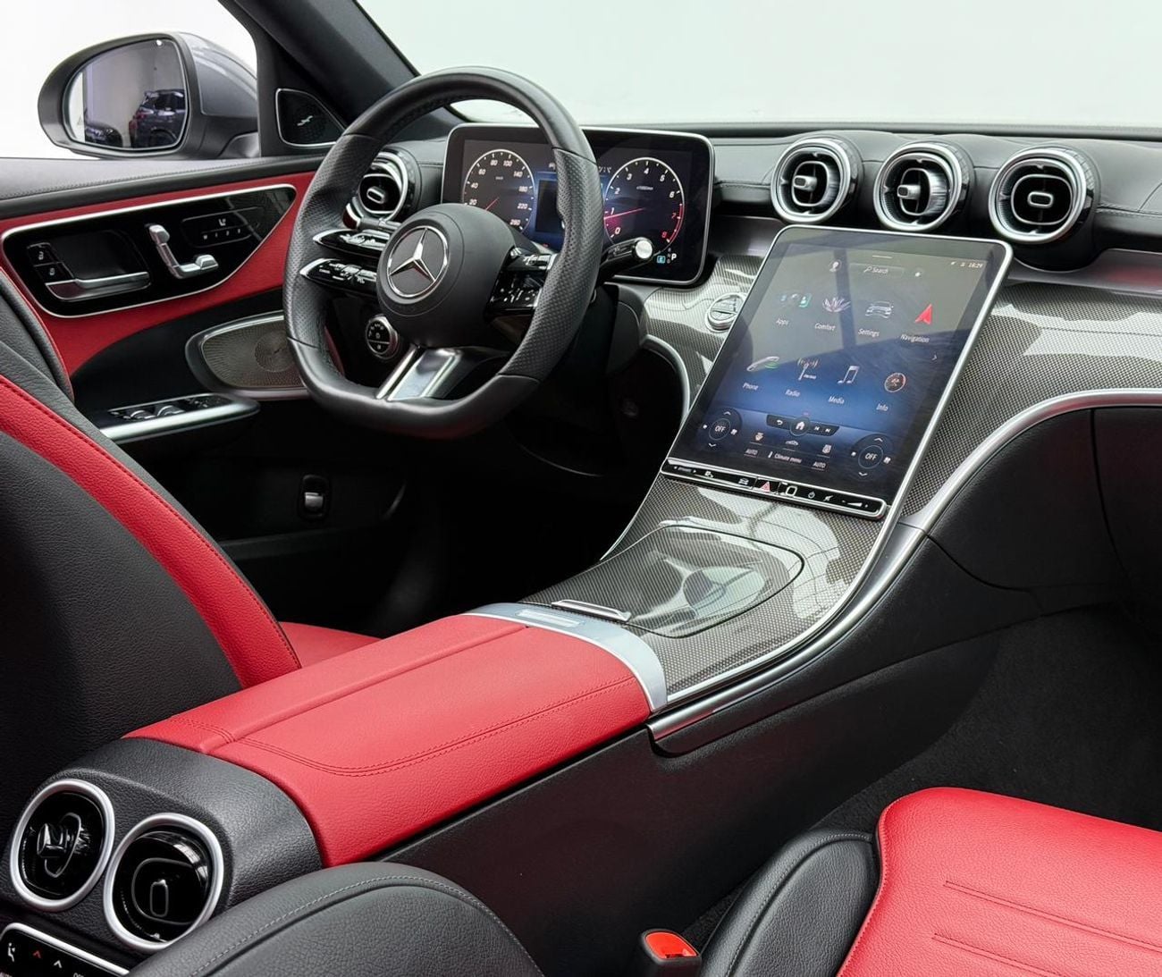 Mercedes-Benz C 200 2022 Mercedes Benz C200 AMG Premium, 2027 MB Warranty + Service Pack, Fully Loaded, GCC