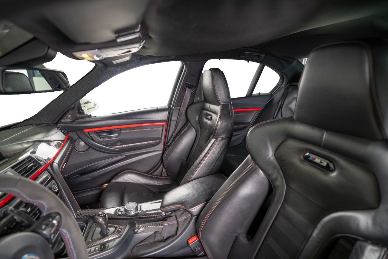 BMW M3 Competition 3.0L Rosso Corsa BMW Individual Color-Carbon Ceramic Brakes-Gold Brake Calipers