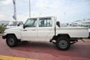 تويوتا لاند كروزر بيك آب تويوتا لاندكروزر 4.2 لتر ديزل، دبل كابين بيك اب 4WD 4 ابواب، لون ابيض، موديل 2022