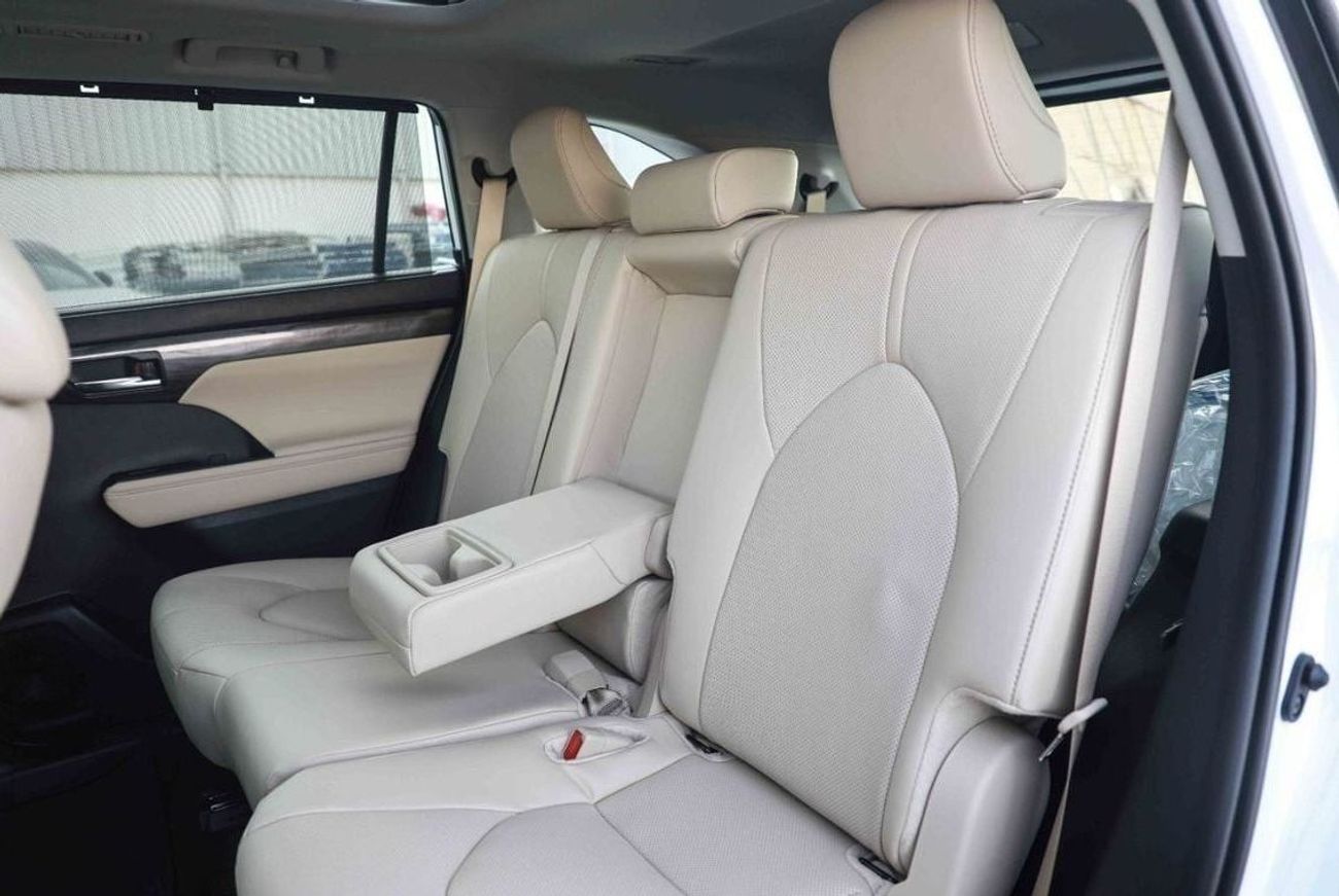 Toyota Highlander 2024 TOYOTA HIGHLANDER 2.5 VXR Hybrid - WHITE inside BEIGE | Export Only