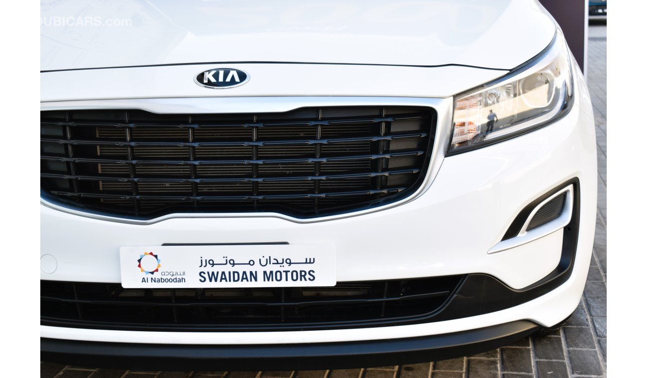 Kia Carnival AED 1199 PM | GRAND 3.3L LX V6 GCC DEALER WARRANTY