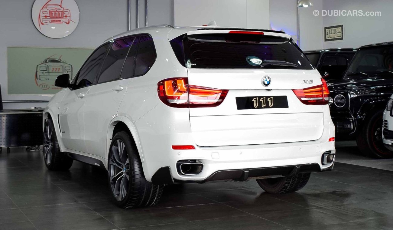 بي أم دبليو X5 XDrive 50i Body Kit M / GCC Specifications / 5 Years warranty and service contract