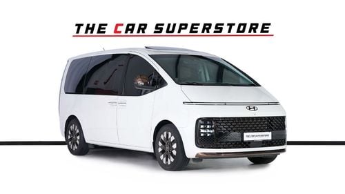 Hyundai Staria Van 3.5L (6 Seater) GCC - Full Service History- 7 Seater VIP Leather Seats- Mint Condition