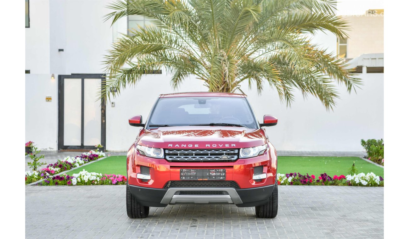 Land Rover Range Rover Evoque Exceptional Condition - AED 1,645 Per Month ONLY -  0% Downpayment