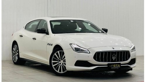 مازيراتي كواتروبورتي Std 2020 Maserati Quattroporte, Oct 2025 Maserati Warranty + Service Pack, New Tyres, Low Kms, GCC