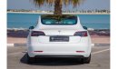 Tesla Model 3 TESLA Model 3 Standard Auto Pilot  White Interior  GCC 2023 ZERO km Under Warranty