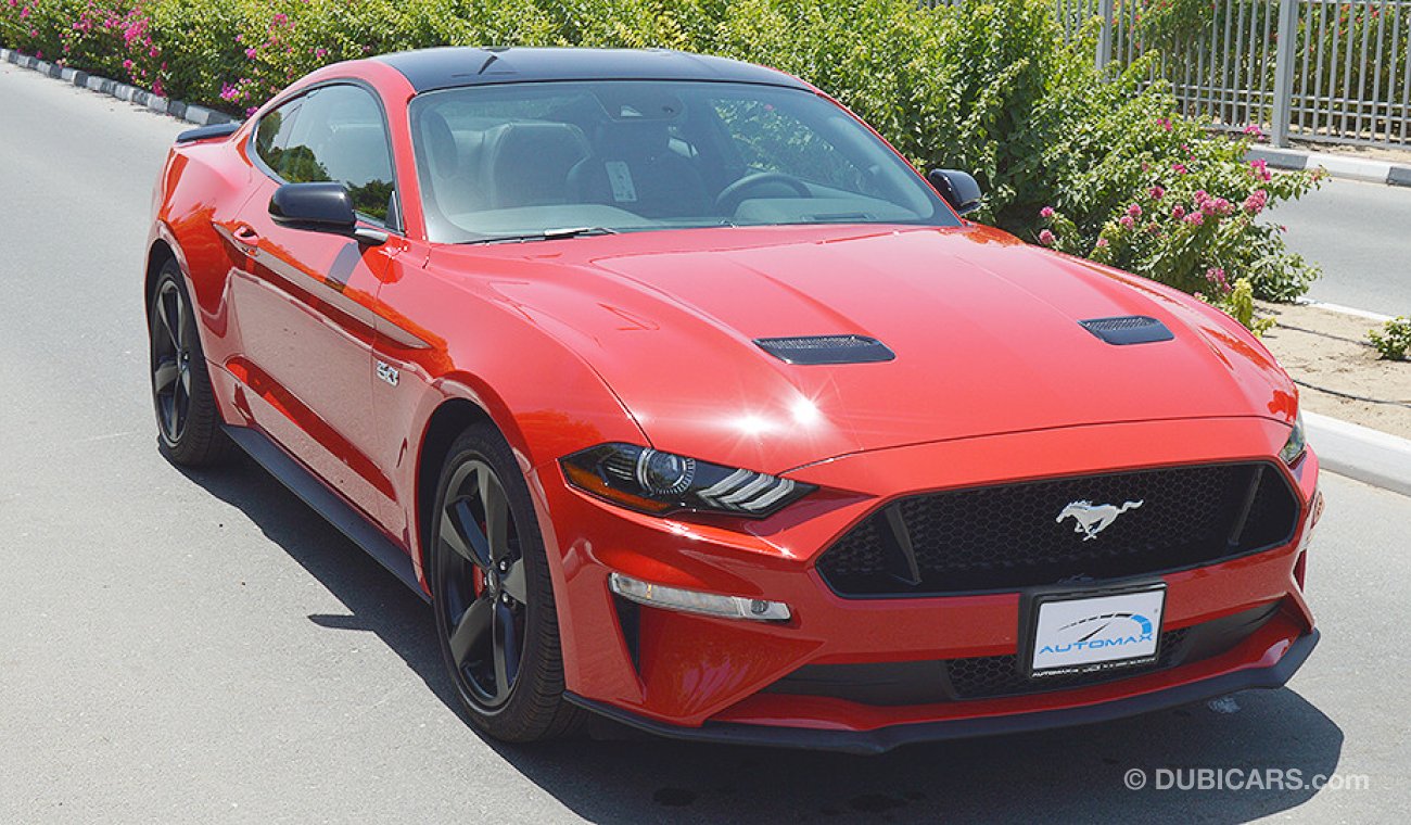 Ford Mustang GT Premium 2018, 5.0 V8 GCC, 0km with 3 Years or 100K km Warranty and 60K km Service at Al Tayer