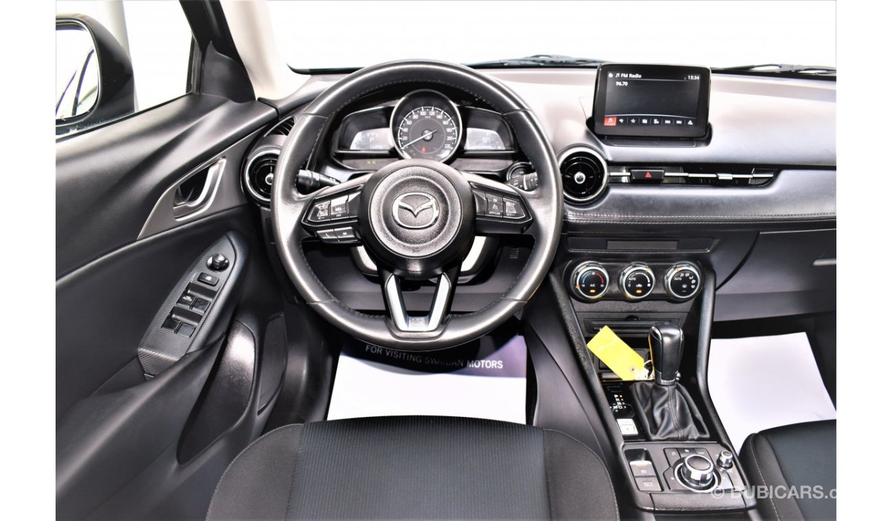 Mazda CX3 AED 1370 PM | 0% DP | 2.0L GS GCC WARRANTY
