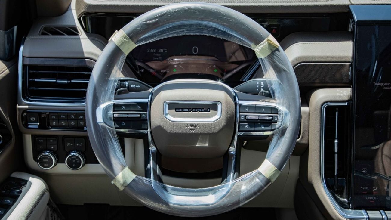GMC Yukon Denali Black Edition 6.2L V8 | 2025 | 4 Years Agency Warranty & Service Contract