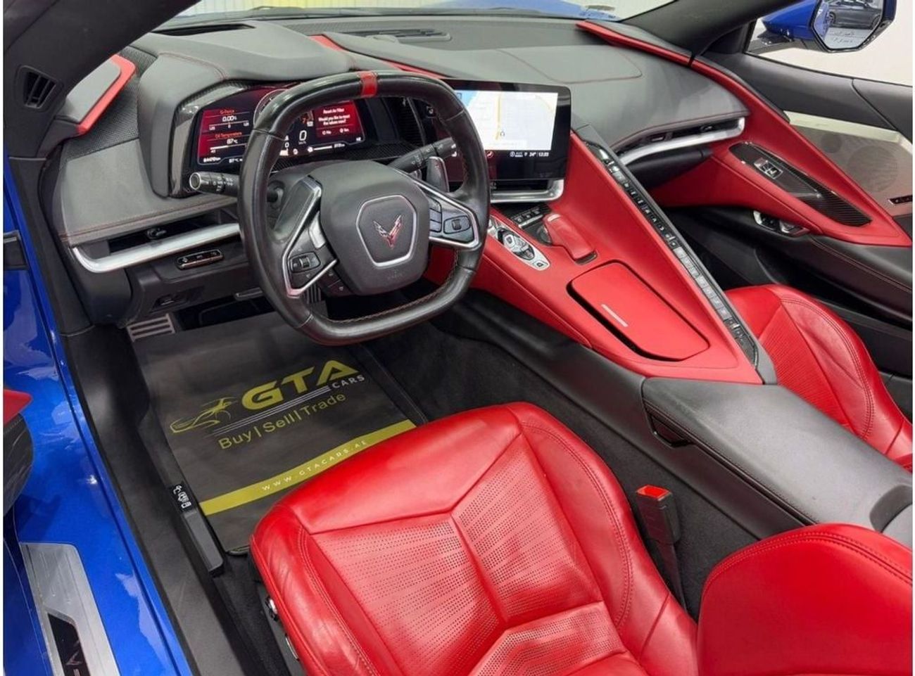 Chevrolet Corvette 3LT 6.2L (495 HP) Coupe 2021 Chevrolet Corvette 3LT, 1 Year Warranty, Full Service History, GCC