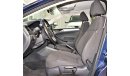 Volkswagen Jetta LOW MILEAGE! ONLY 70,000KM! Volkswagen Jetta 2015 Model!! in Blue Color! GCC Specs