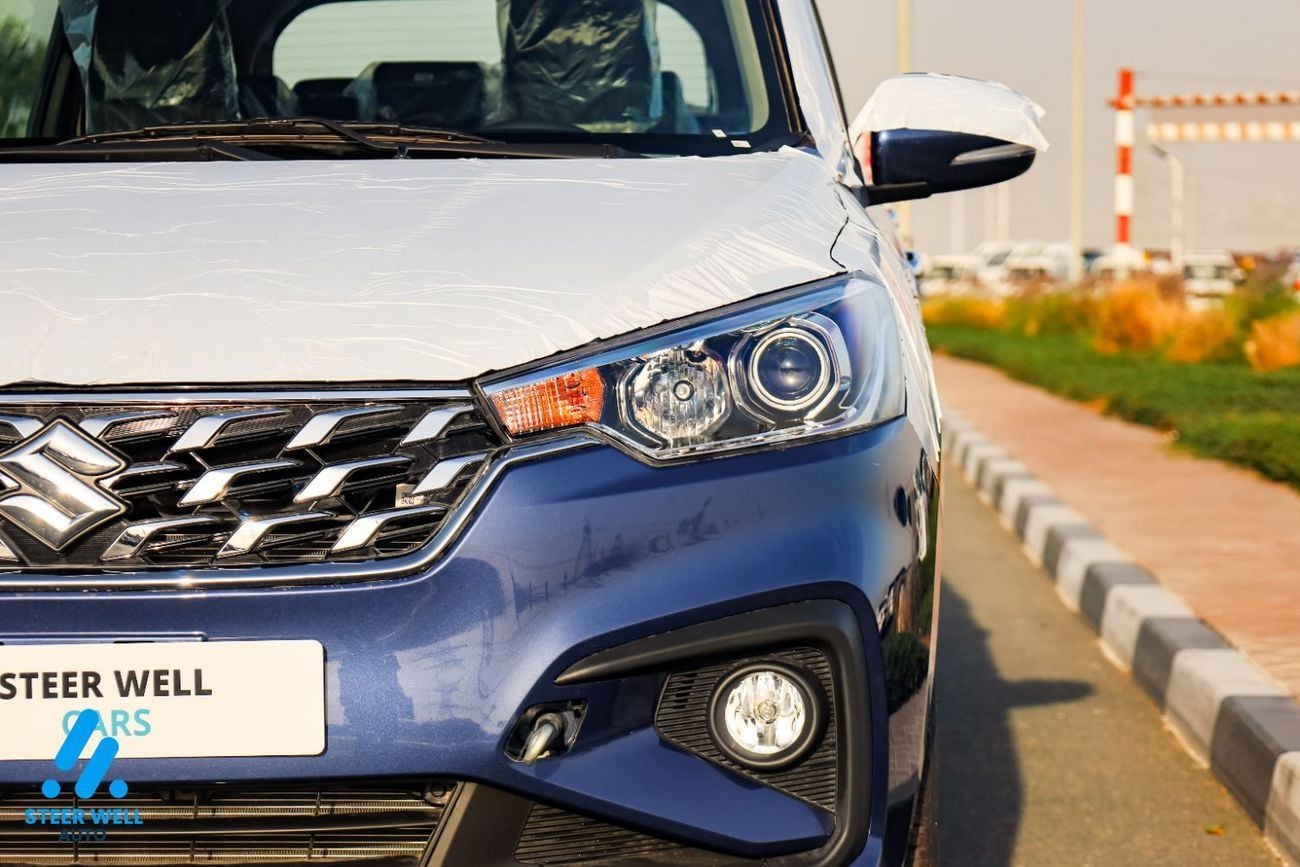 سوزوكي ايرتيغا GLX 2026 | GCC Specs | 7-Seater Comfort | Petrol AT | 6 Airbags | Oxford Blue | Best Price