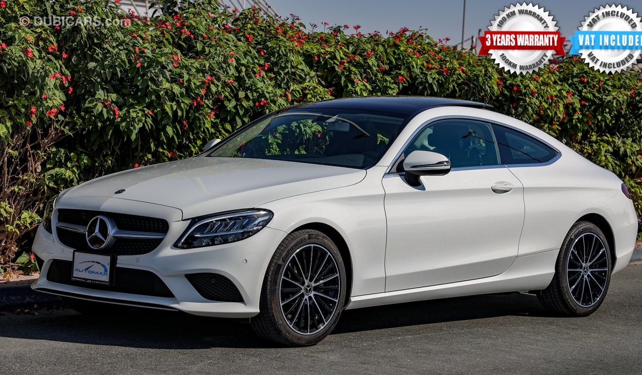 Mercedes-Benz C 200 Coupe 2020 0km W/3 Yrs or 100K km Warranty @ Official dealer.