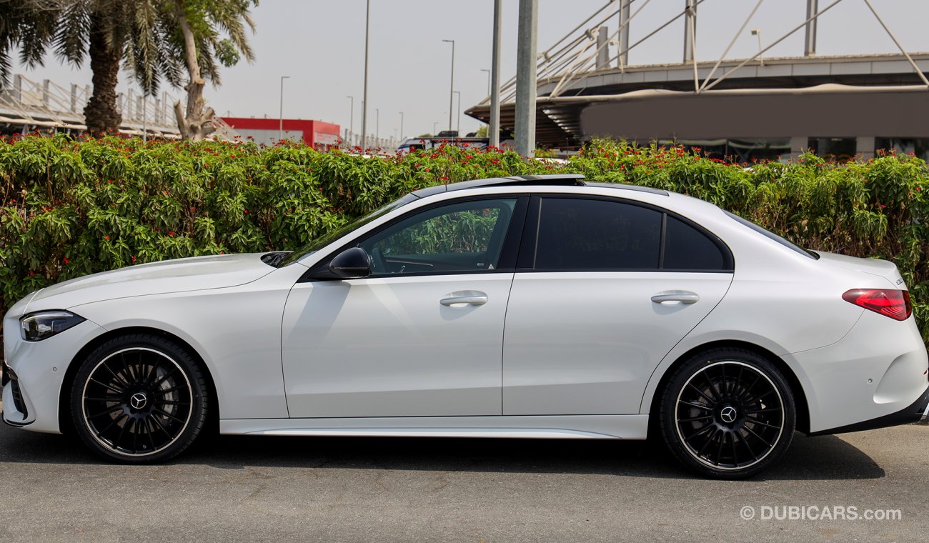 Mercedes-Benz C200 AMG , GCC , 2022 , 0Km , Night Package , W/2 Yrs UNLTD MLG WNTY & 3 Yrs or 60 K Km SRVC @EMC