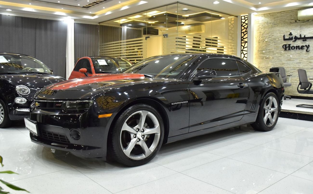 Chevrolet Camaro EXCELLENT DEAL for our Chevrolet Camaro RS ( 2014 Model ) in Black Color GCC Specs