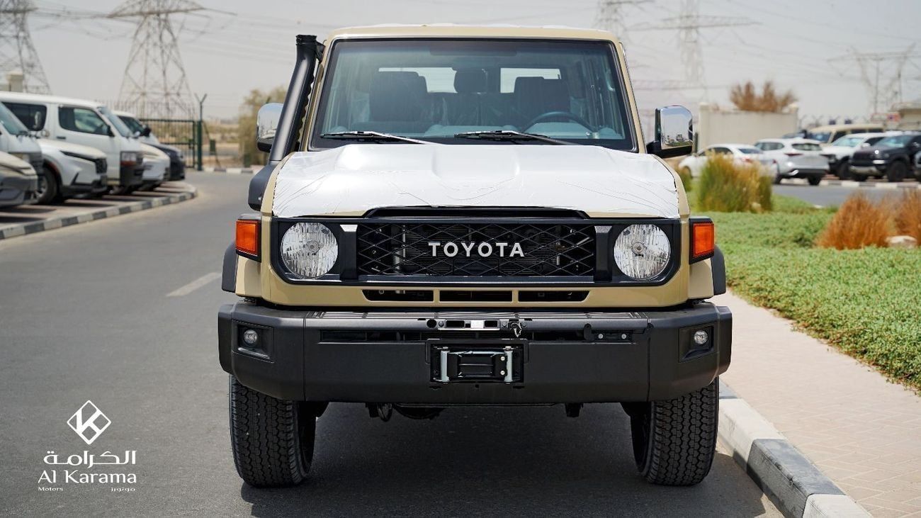 تويوتا لاند كروزر 70 LX | محرك بنزين V6 سعة 4.0 لتر | ضاغط هواء | عجلات ألمنيوم | قفل تفاضلي | كاميرا خلفية