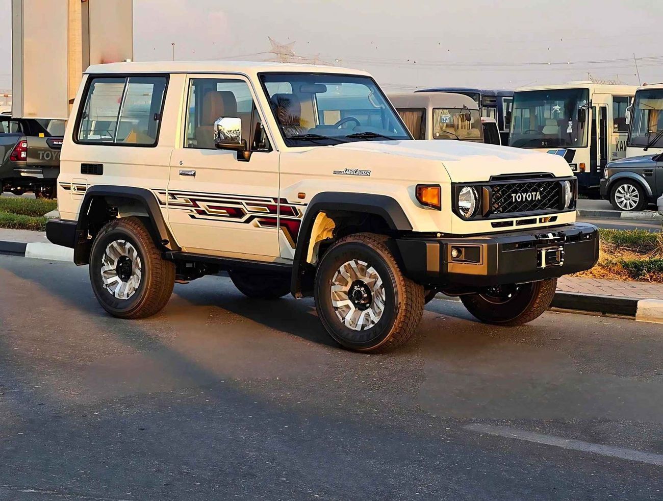 تويوتا لاند كروزر 70 LC71 LX / 4.0L PETROL A/T /LEATHER SEATS / WINCH / DIFF LOCK / 4WD (CODE # LC71LX)