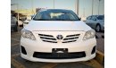 Toyota Corolla 2013 WHITE GCC NO ACCIDENT PERFECT