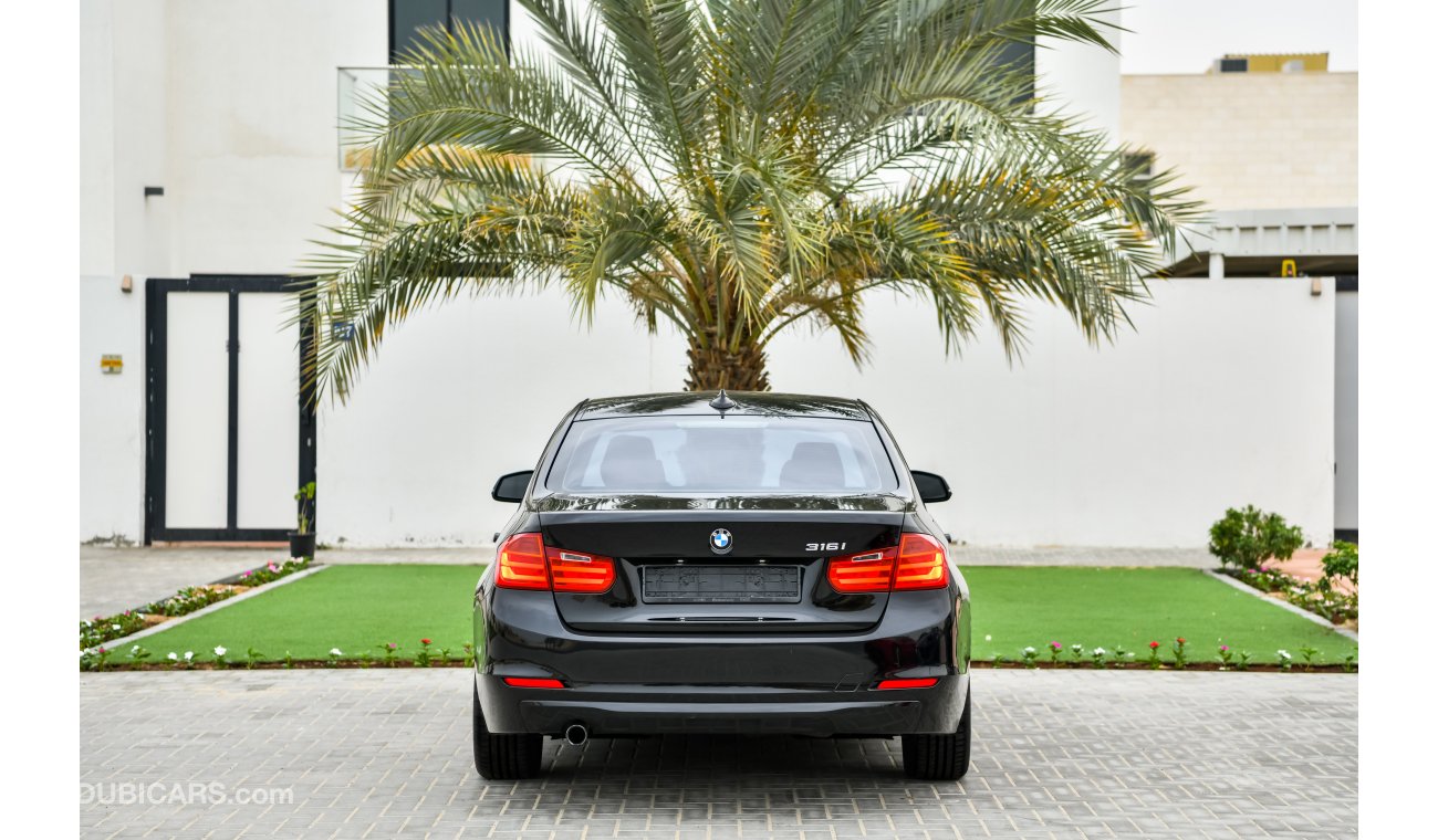 BMW 316i 2 Y Warranty - BMW 316i - GCC - AED 1,130 Per Month - 0% Downpayment