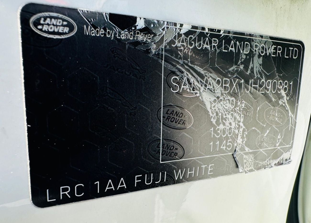 Land Rover Range Rover Evoque P200 HSE 2.0L