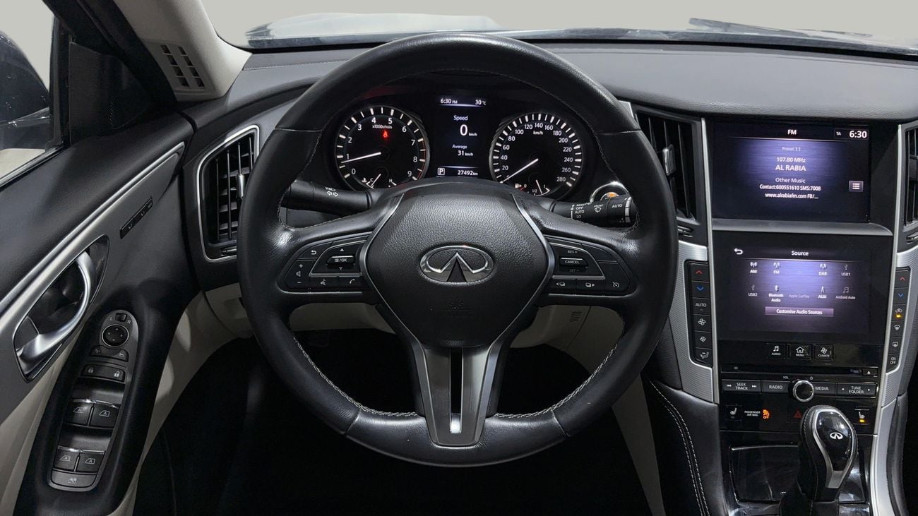Infiniti Q50 LUXE 2024 | AED 1262/Month | 0 DP | 30 Day Return | Warranty