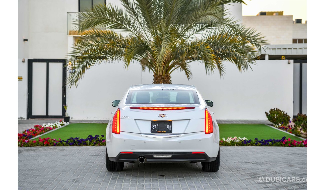 Cadillac ATS Agency Warranty and Service Contract! GCC - AED 1,418 PER MONTH - 0% DOWNPAYMENT