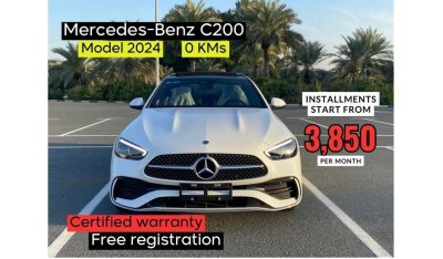 Mercedes-Benz C200 Starting from 3,850 AED per month / C260L VIP Brand new 2024 model / 1.5L V4 engine / Ref#P551