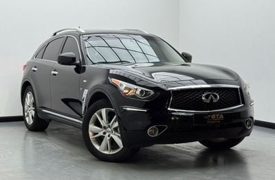 Infiniti QX70 2018 Infinite QX70 Sport Luxury, 1 Year Warranty, Infiniti Service History, Excellent Condition, GCC