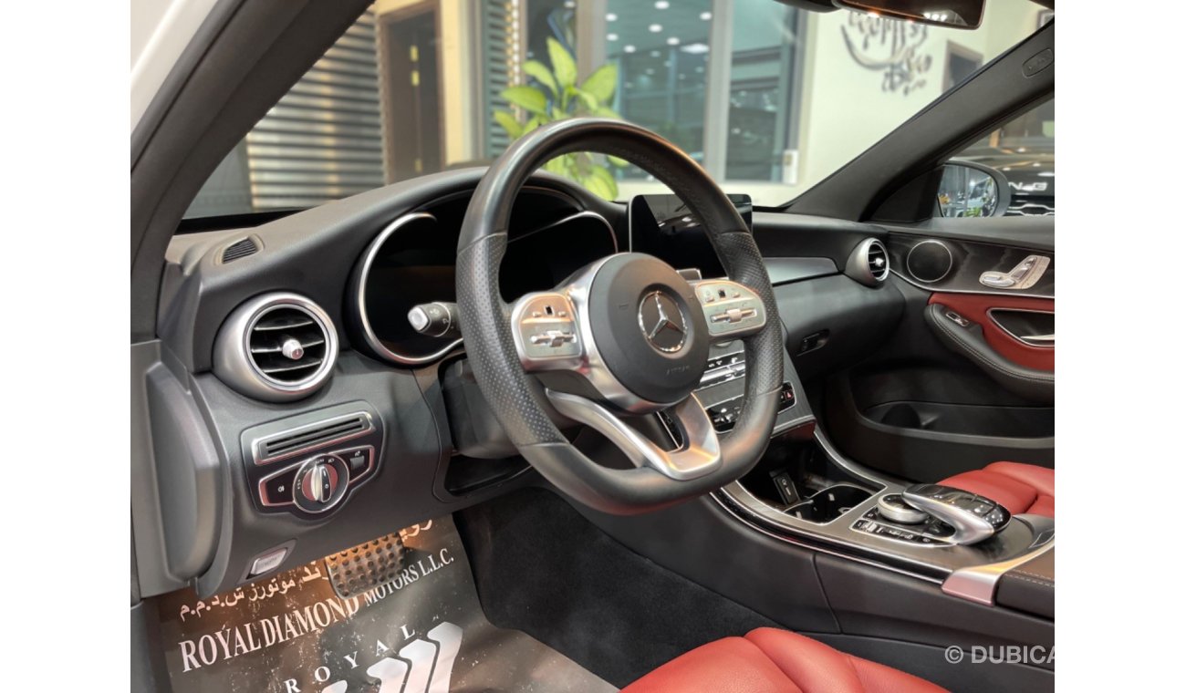 مرسيدس بنز C200 AMG باك Mercedes-Benz C200 AMG kit GCC 2019 under warranty from the agency under a service contract