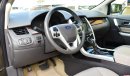 Ford Edge 2011 Gulf model, beige interior, panorama fingerprint, cruise control, camera screen, rear spoiler s