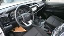 تويوتا هيلوكس Toyota Hilux 2024 Single Cab 2.4L Diesel Transmission Manual 5 Cargo Hooks White outside Black insid