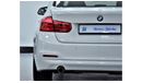 BMW 318i EXCELLENT DEAL for our BMW 318i ( 2018 Model ) in White Color GCC Specs