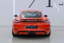 Porsche 718 Cayman S 2.5L A/T 2018 Porsche 718 Cayman S, 2026 Porsche Warranty, Sport Chrono Package, Exclusive Manufak