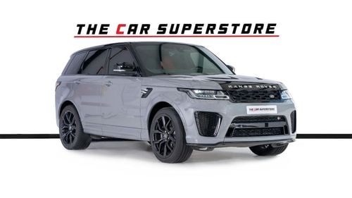 Land Rover Range Rover Sport SVR 5.0L (575 HP) AWD Range Rover Sport SVR Ultimate Edition-Bespoke Color-Black/Red Interior-Black 