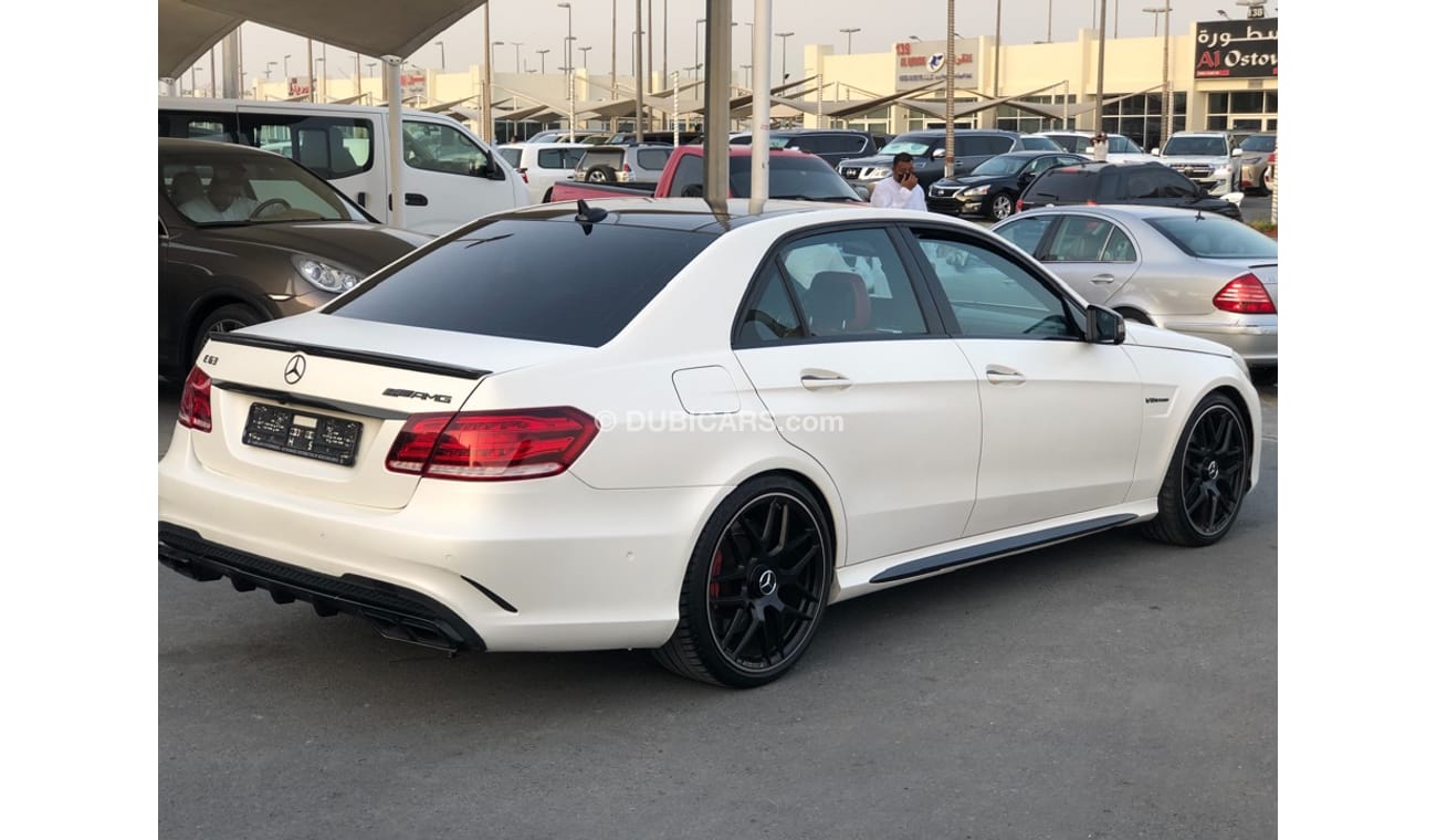 Mercedes-Benz E 63 AMG MERCEDES BENZ E63 AMG MODEL 2014 car prefect condition full option panoramic roof leather seats back