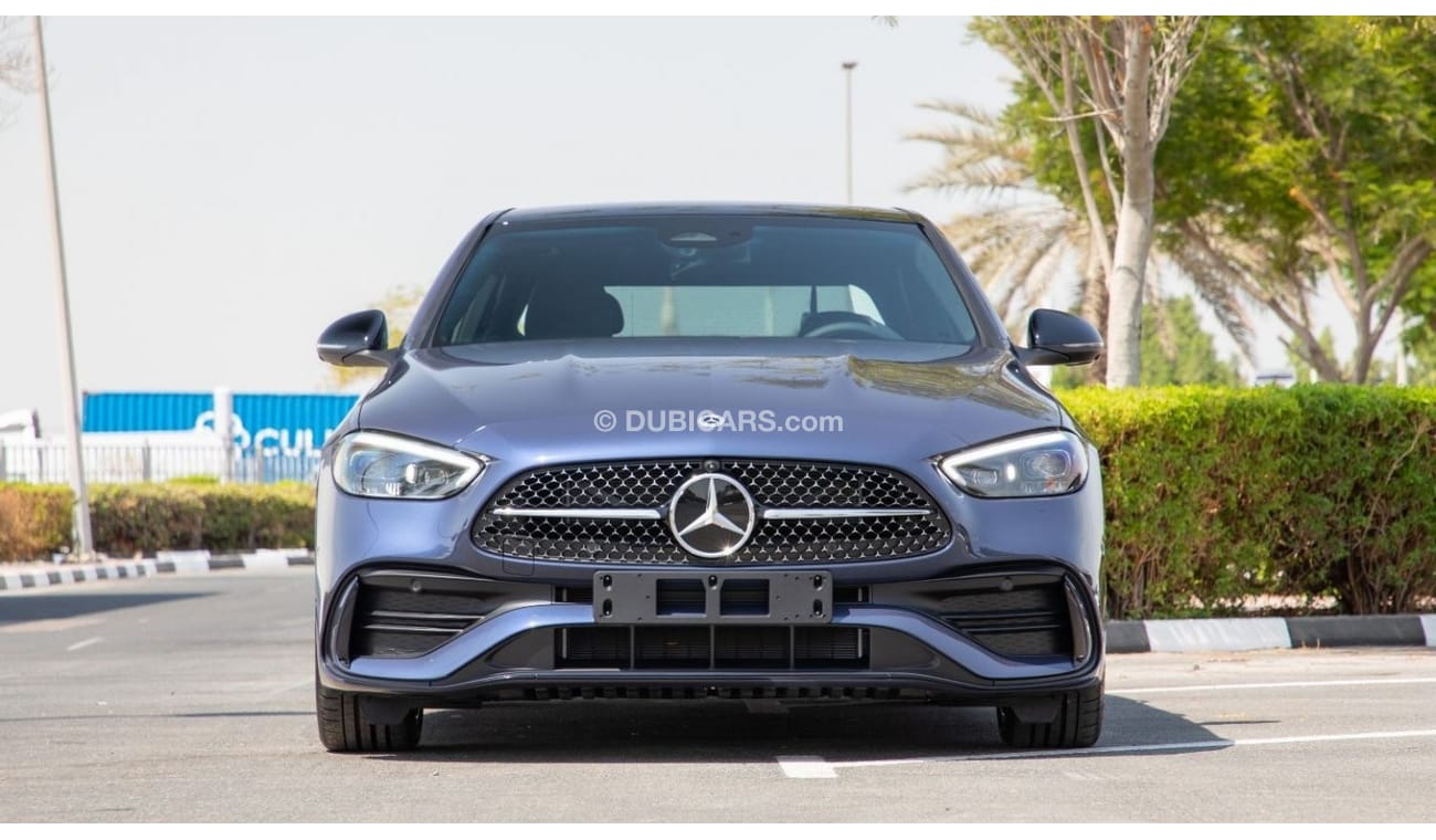 Mercedes-Benz C 200 AMG Premium Plus Night Pack/GCC/5years warranty. Local Registration +5%