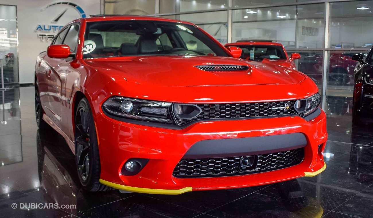 دودج تشارجر 2019 Scat Pack SRT 392, 6.4L V8 HEMI GCC, 0KM with 3 Years or 100,000km Warranty (RAMADAN OFFER)